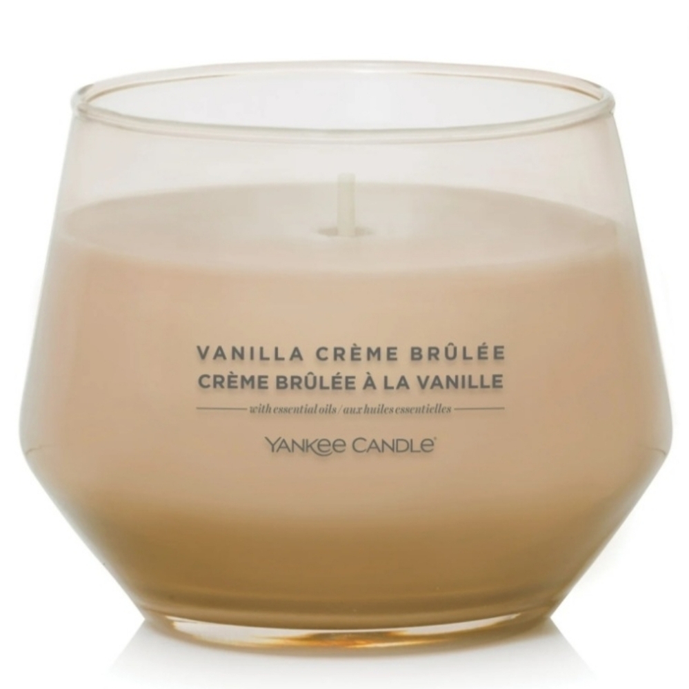 Yankee Candle Vanilla Crème Brûlée in Cream Glass
